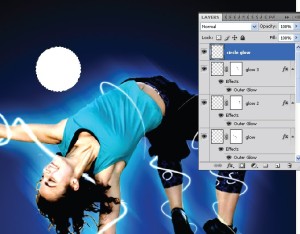 Tutorial Photoshop—Glowing Dance