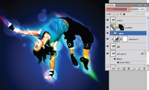 Tutorial Photoshop—Glowing Dance